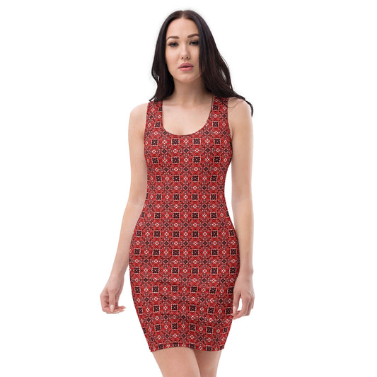 Bodycon Dress Bandana Style