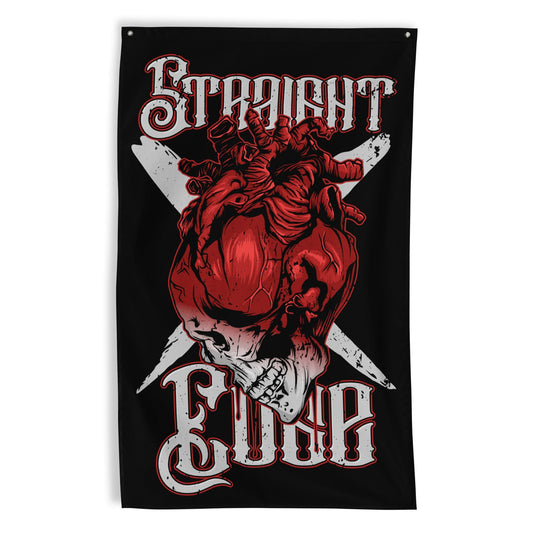 Flag Straight Edge Heart of SE