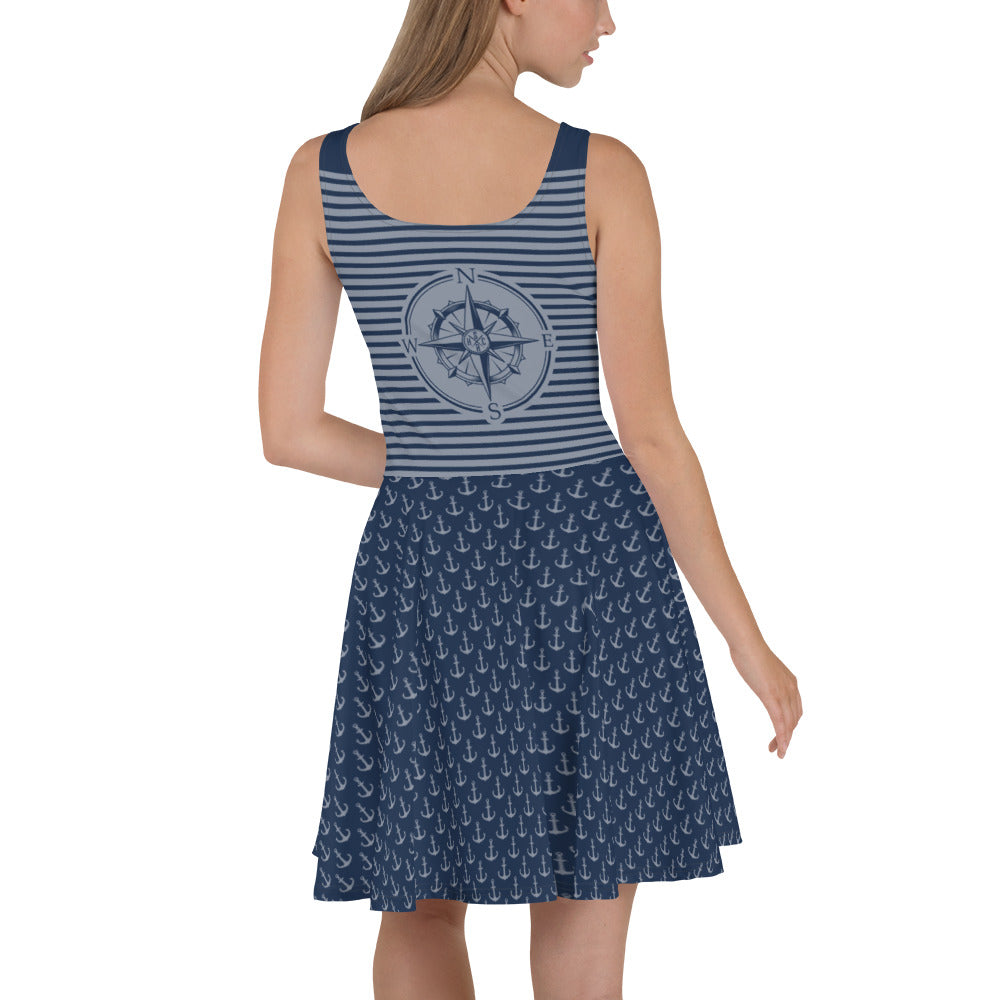 Skater Dress Navy