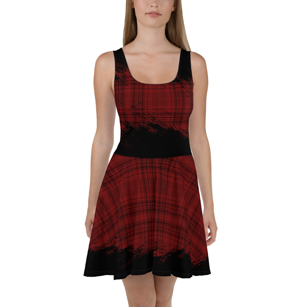 Skater Dress Plaid