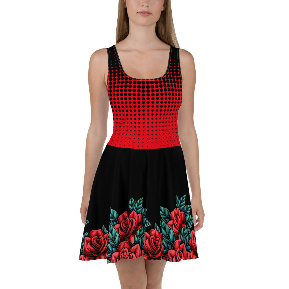 Skater Dress Roses