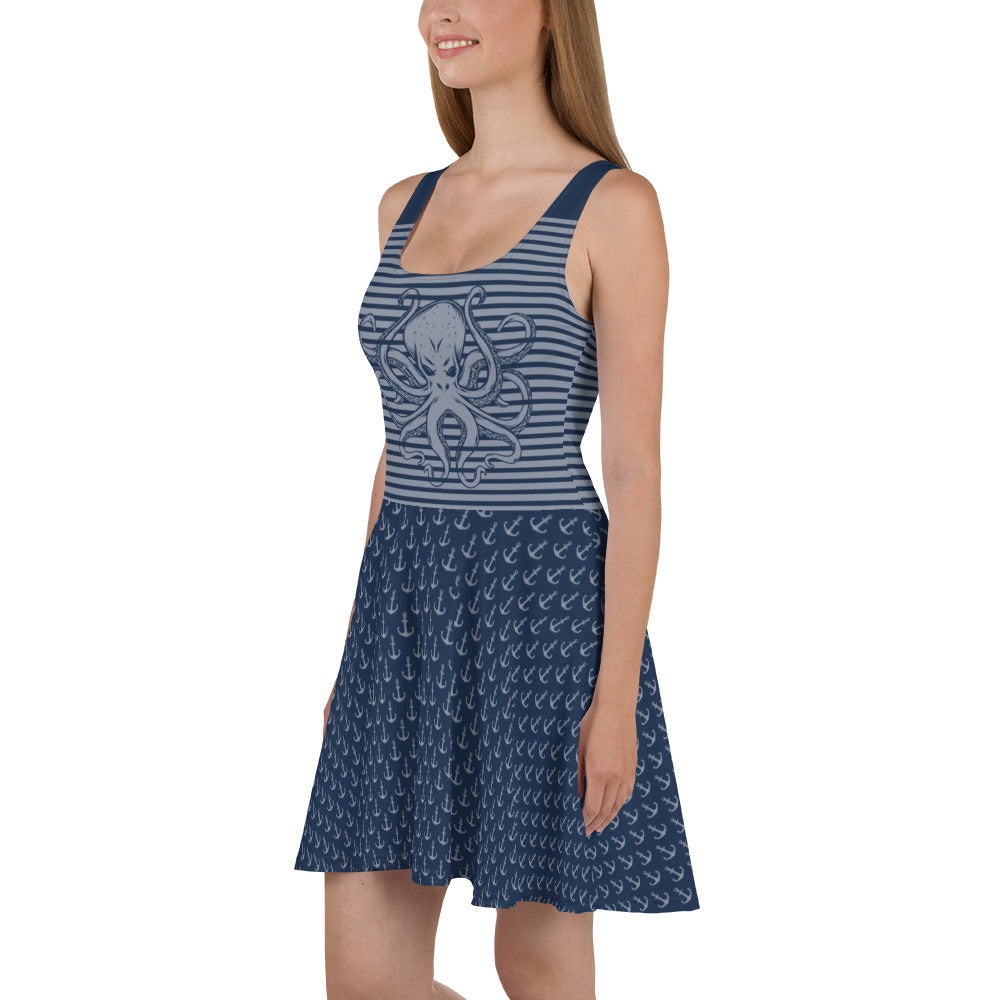 Skater Dress Navy