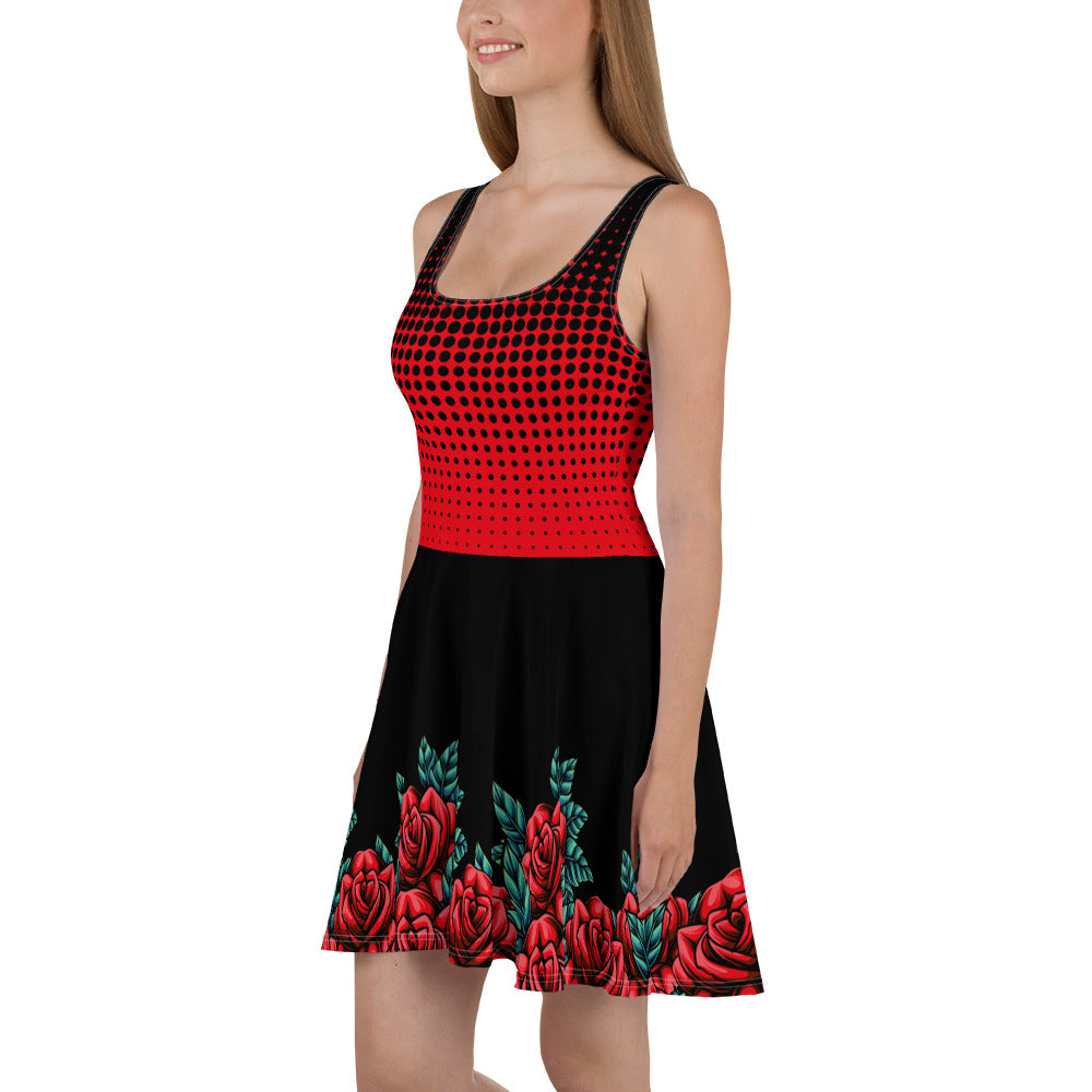 Skater Dress Roses