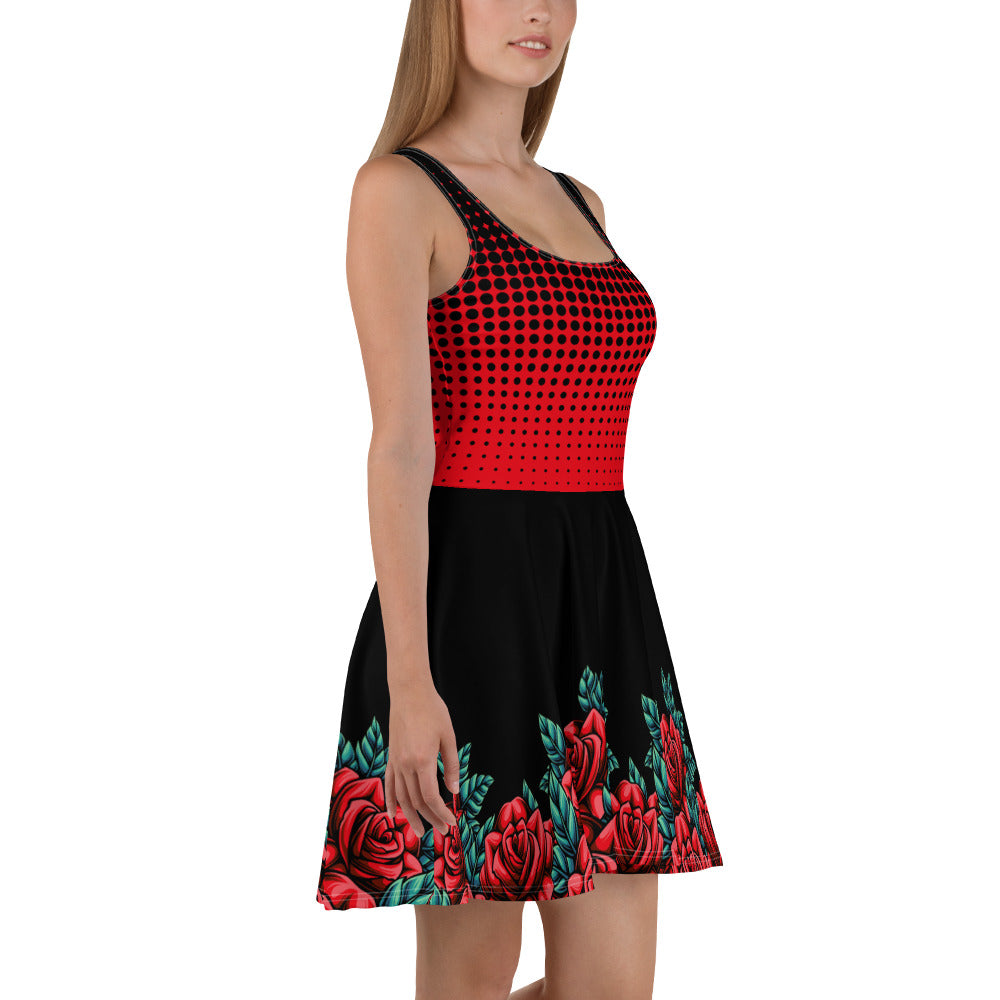 Skater Dress Roses