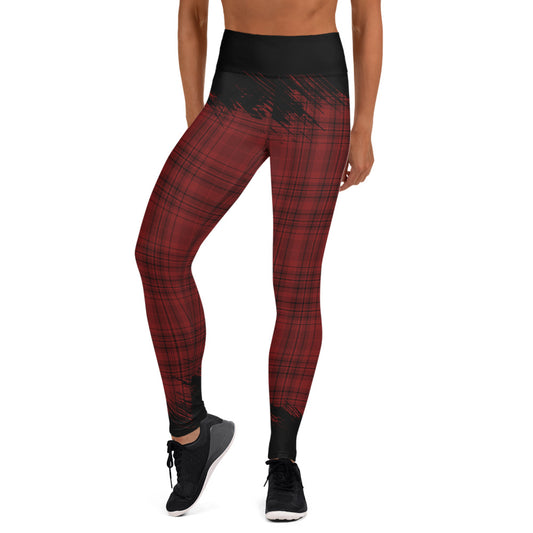 Yoga Leggings Plaid