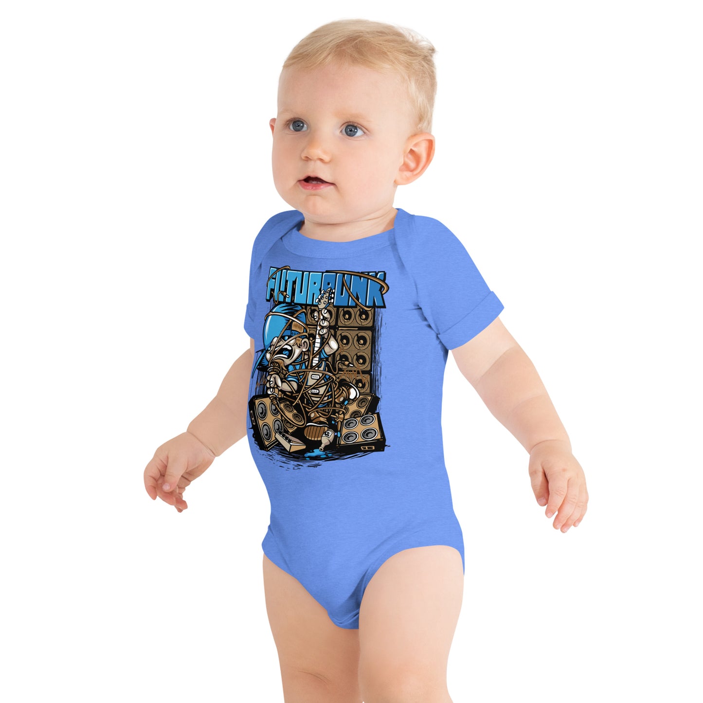 One Piece Baby Futur Punk (6 to 24 month)