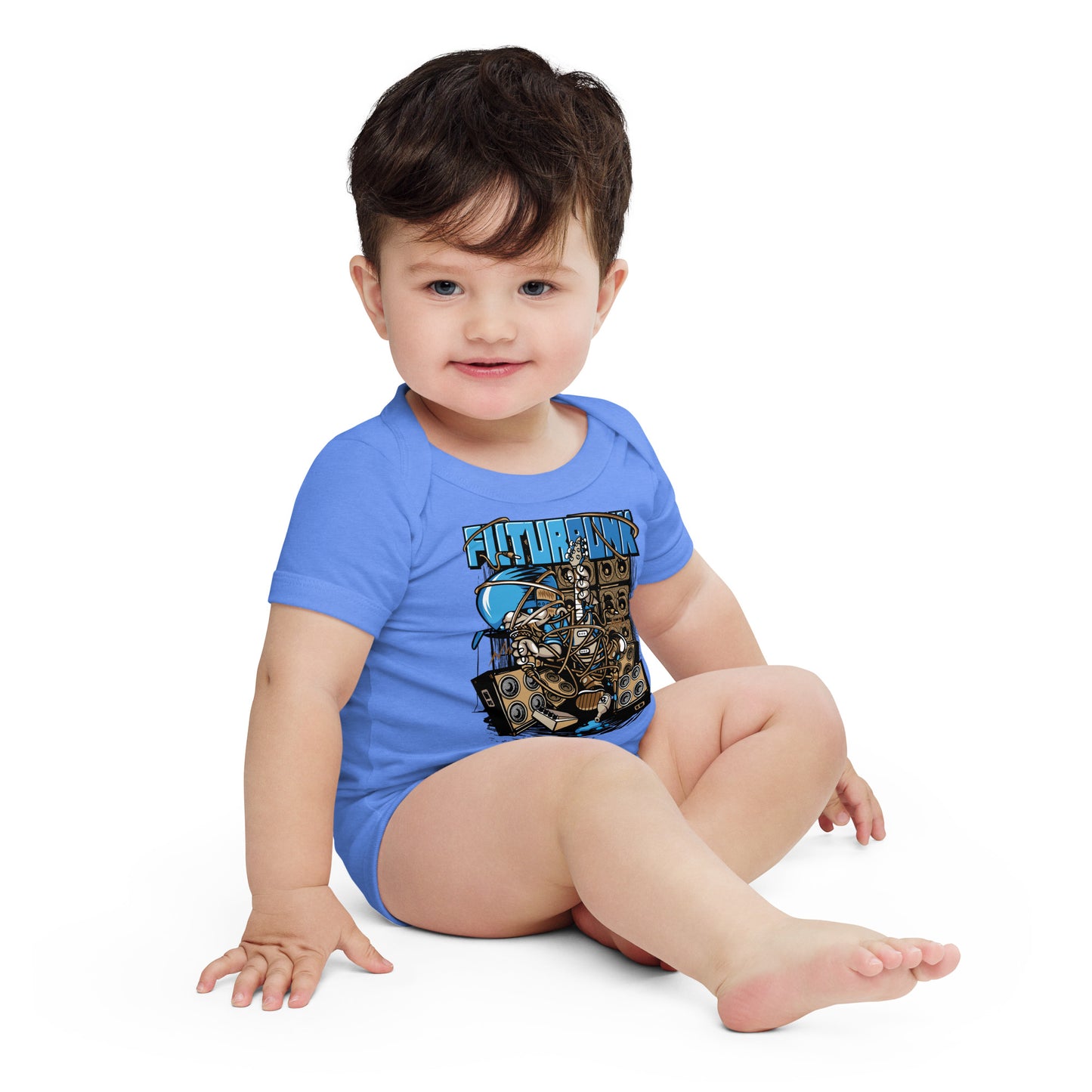 One Piece Baby Futur Punk (6 to 24 month)