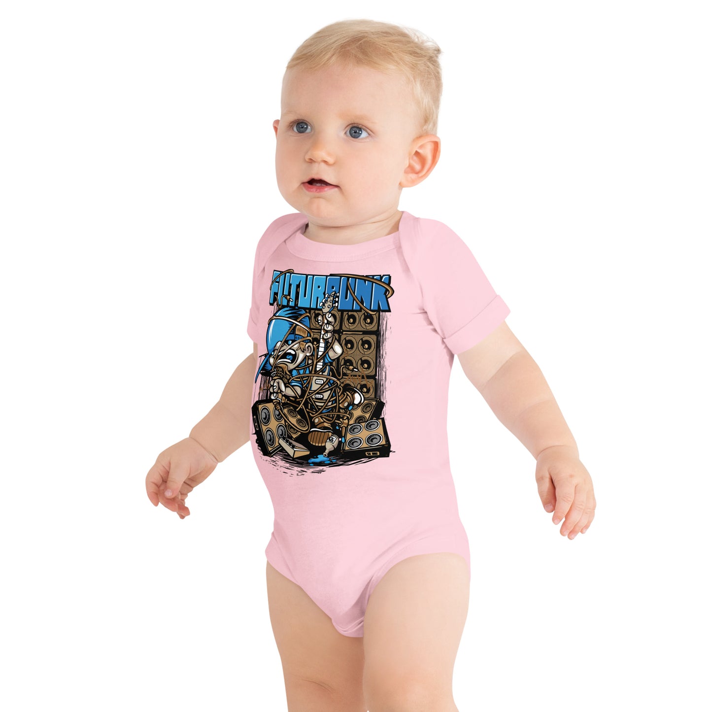 One Piece Baby Futur Punk (6 to 24 month)