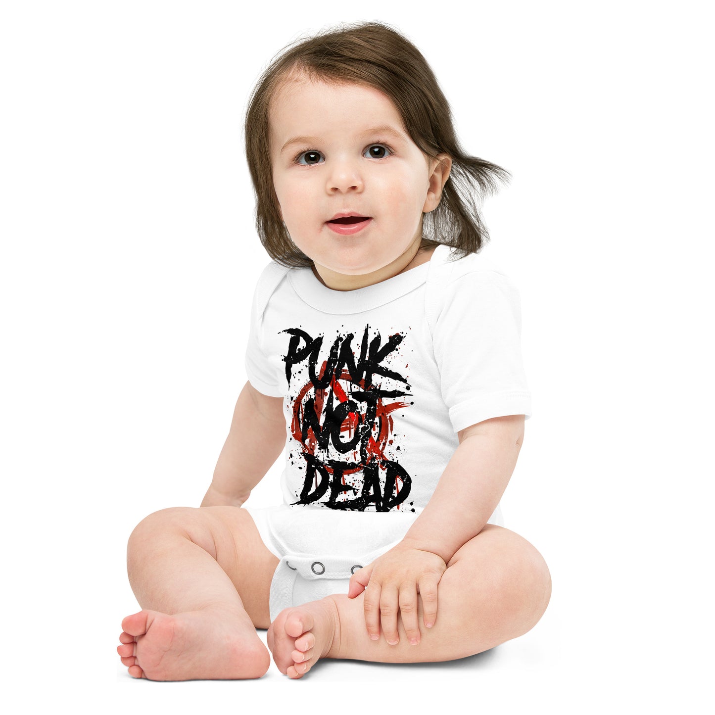 One Piece Baby Punk Not Dead (6 to 24 month)