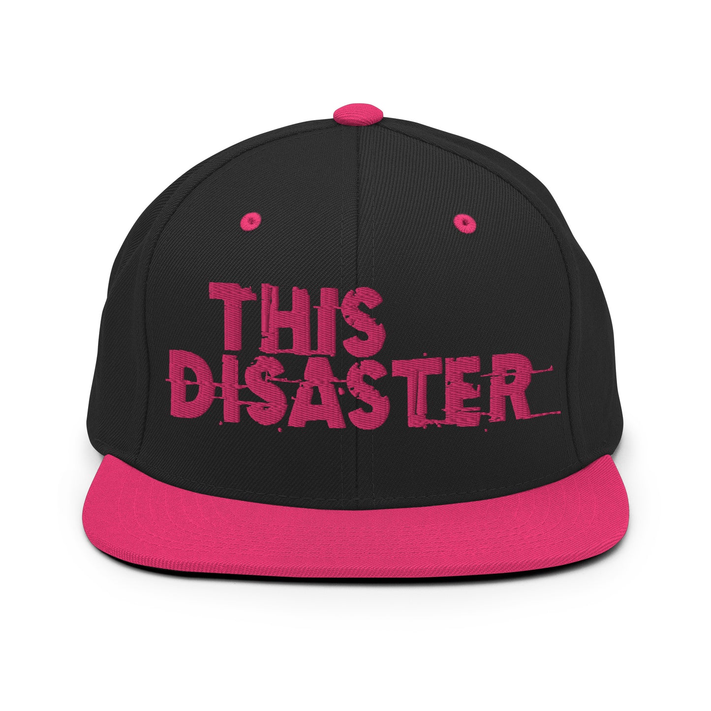 Cap This Disaster (Black/Pink)