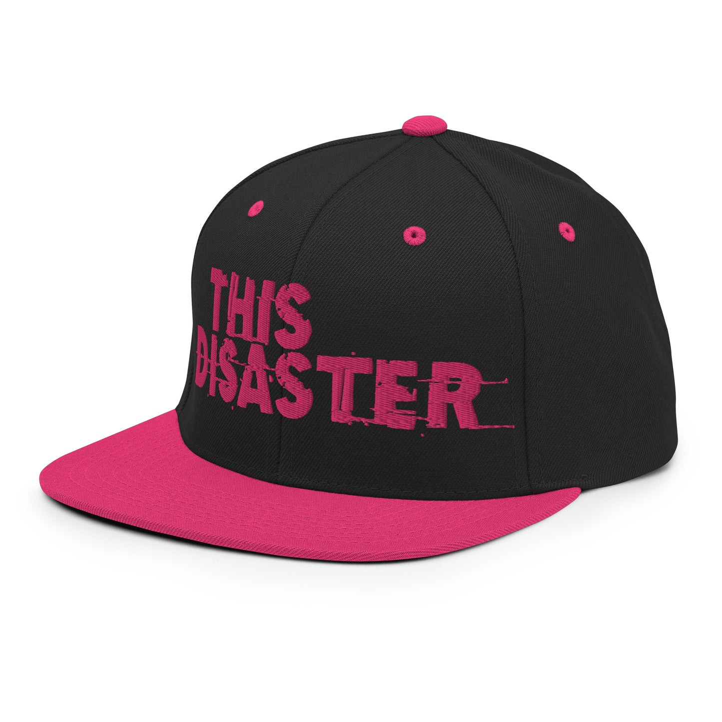 Cap This Disaster (Black/Pink)