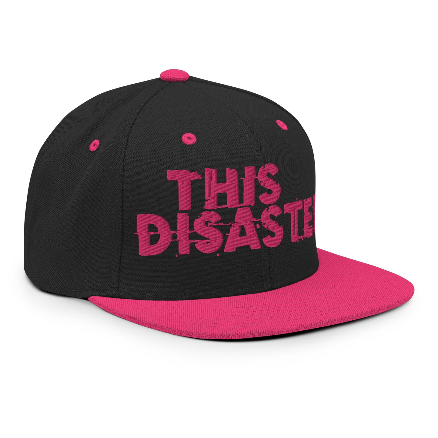 Cap This Disaster (Black/Pink)