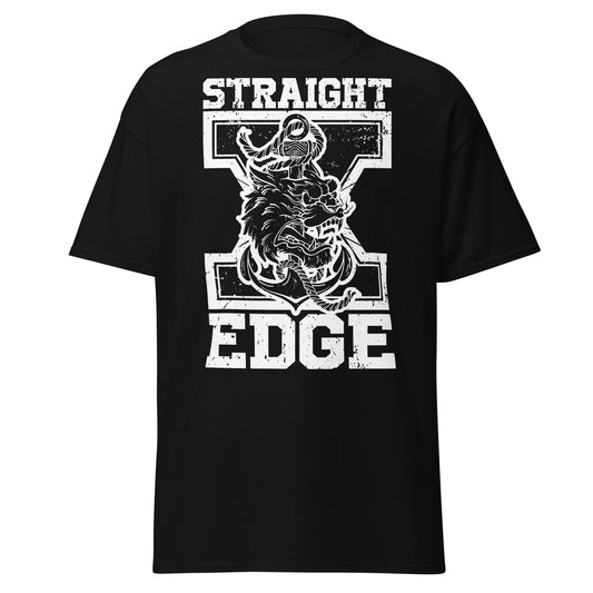 T-Shirt Straight Edge Tiger (Black)