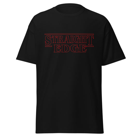 T-Shirt Straight Edge ''StrangerThings'' (Black)