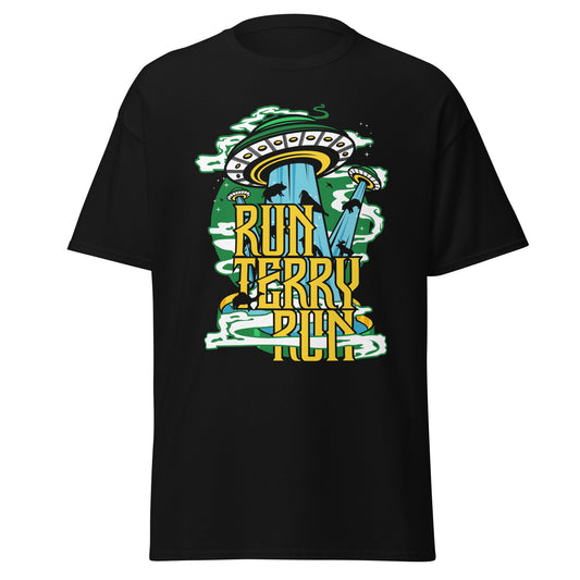 T-Shirt Run Terry Run UFO (Black)