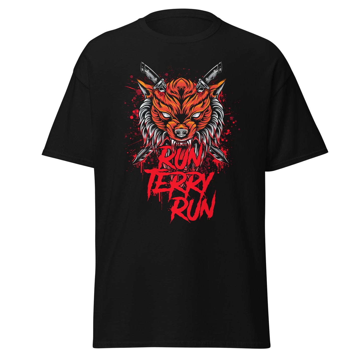 T-Shirt Run Terry Run Fox (Black)