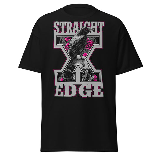 T-Shirt Straight Edge Crow (Black)