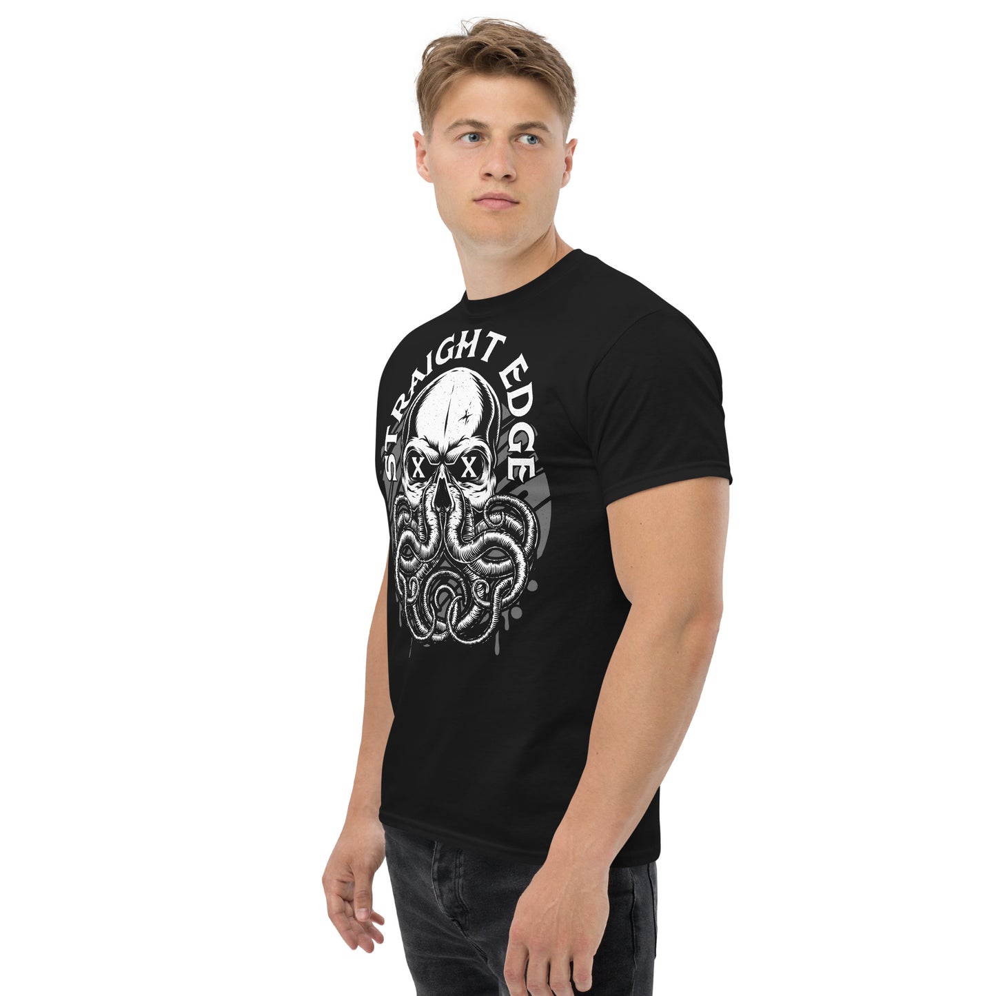 T-Shirt Straight Edge Cthulhu (Black)