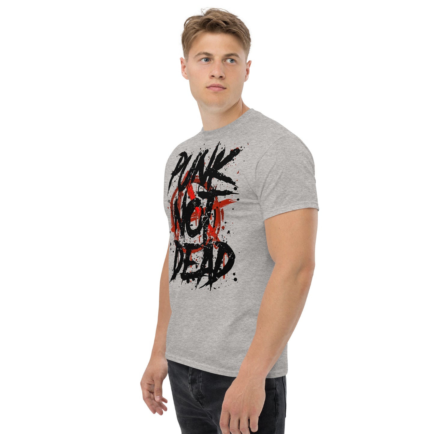 T-Shirt Punk Not Dead (Grey)