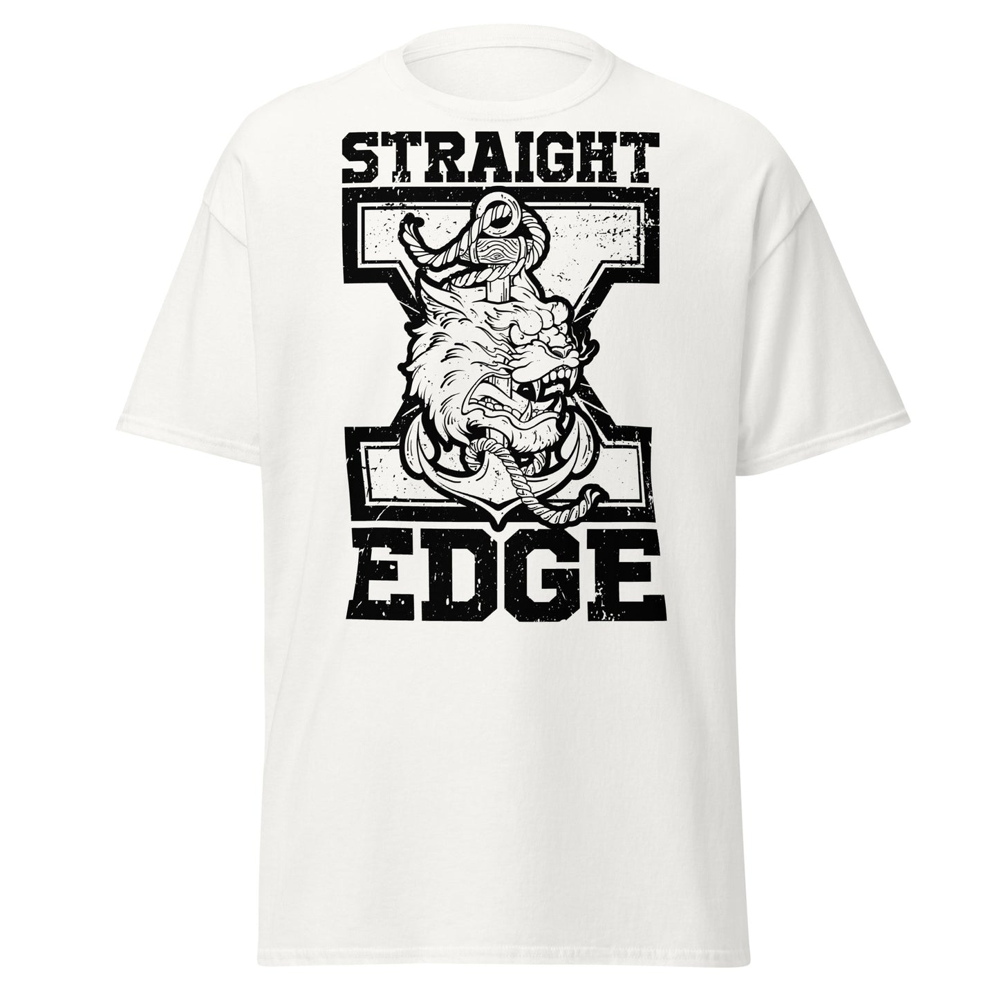 T-Shirt Straight Edge Tiger (White)