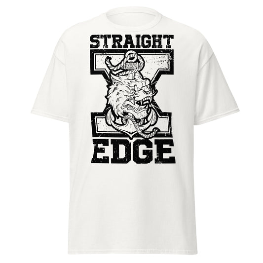 T-Shirt Straight Edge Tiger (White)