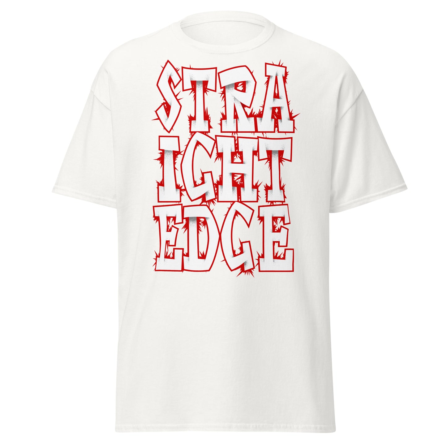 T-Shirt Straight Edge Art2 (white)