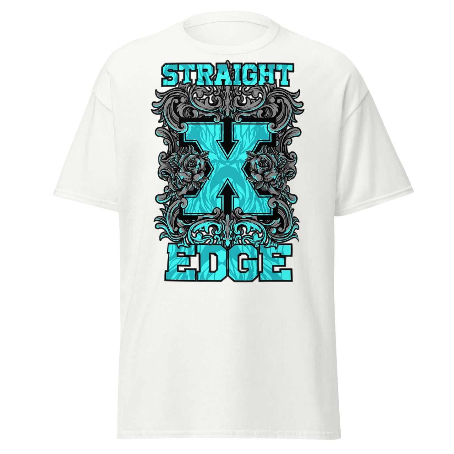 T-Shirt Straight Edge Vintage 1 (White)