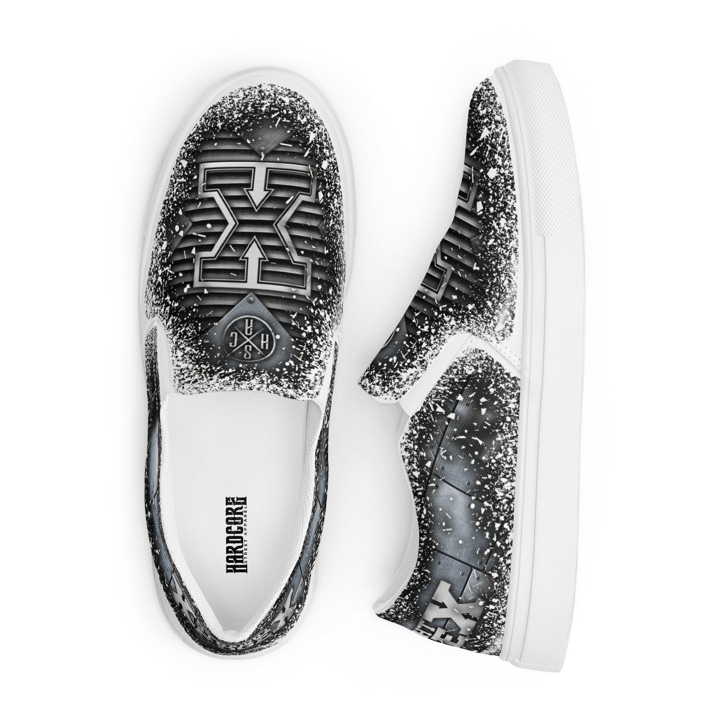 Slip-On Straight Edge Silver