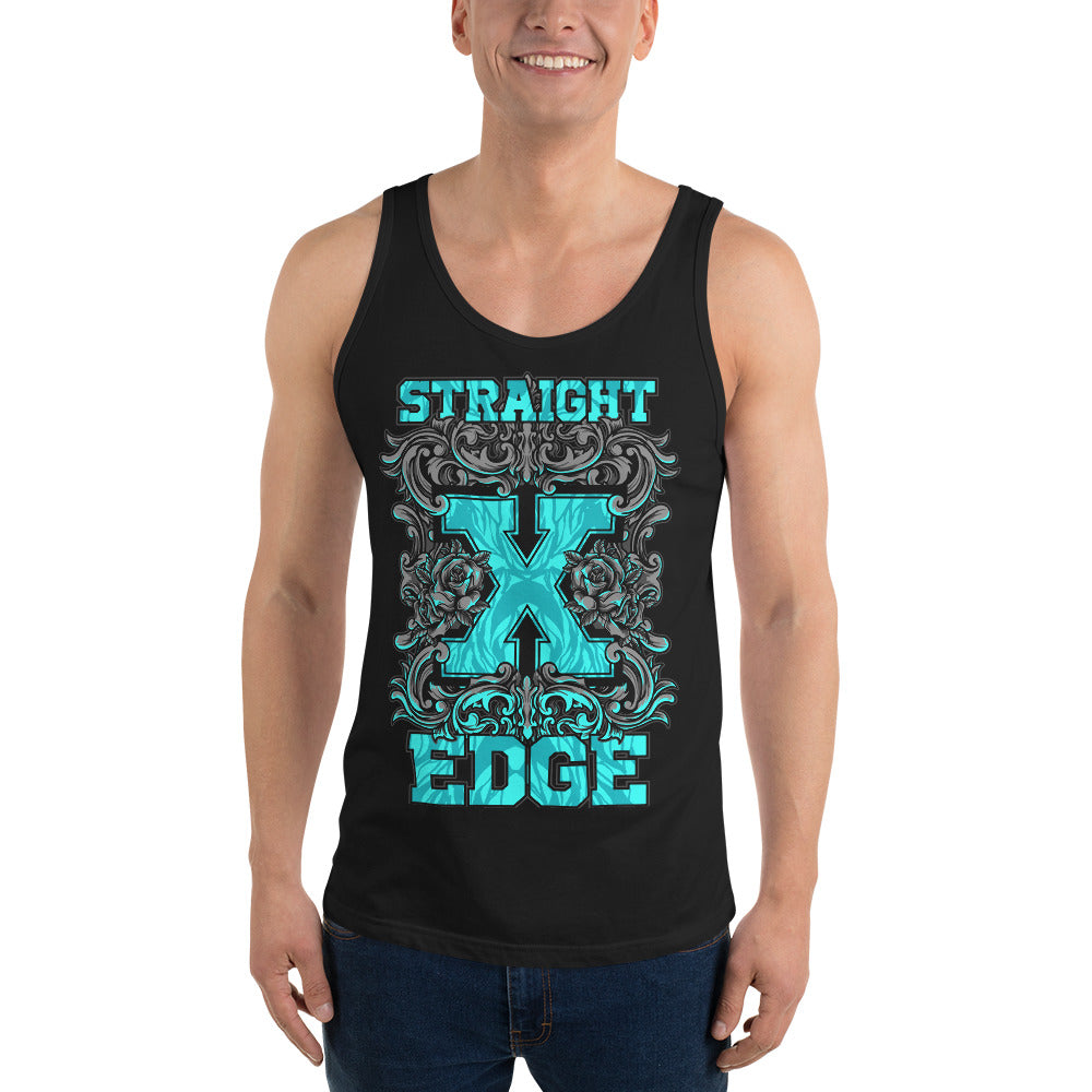 Tank Top Straight Edge Vintage1 (Black)