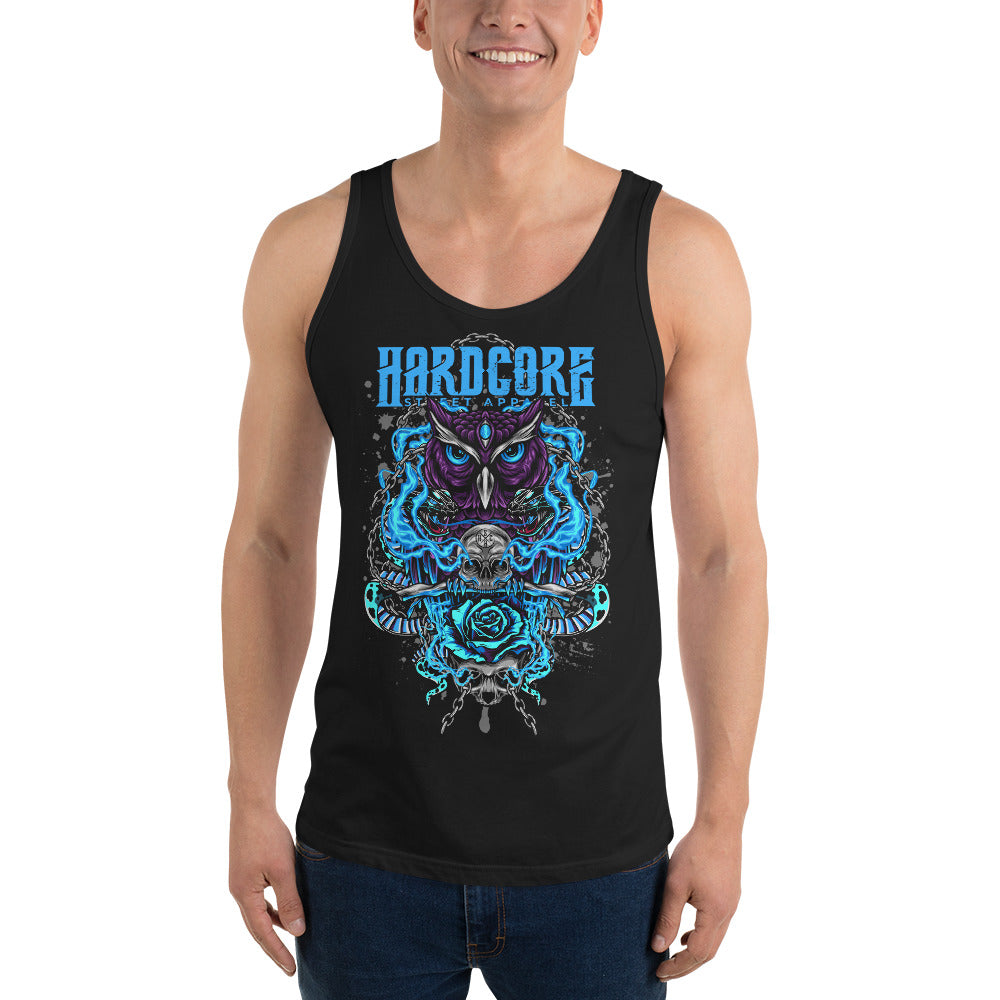 Tank Top HCSA Owl's Head (Black)