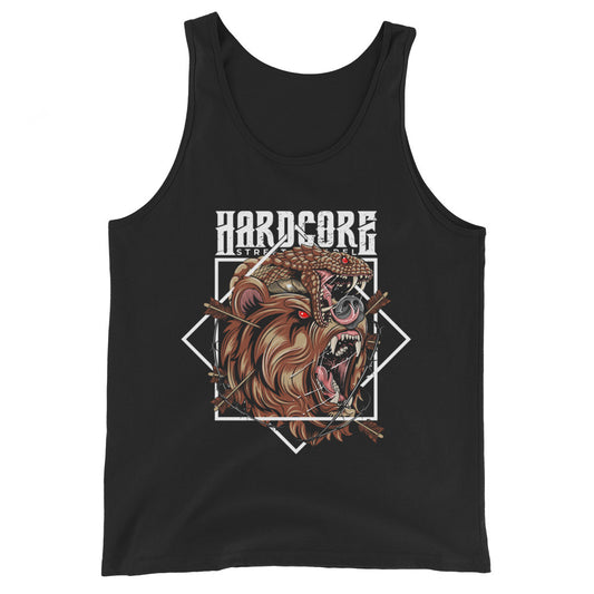 Tank Top HCSA Bear vs Snake (Black)