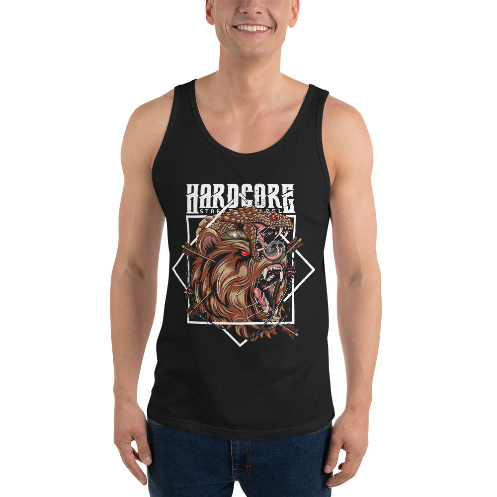 Tank Top HCSA Bear vs Snake (Black)