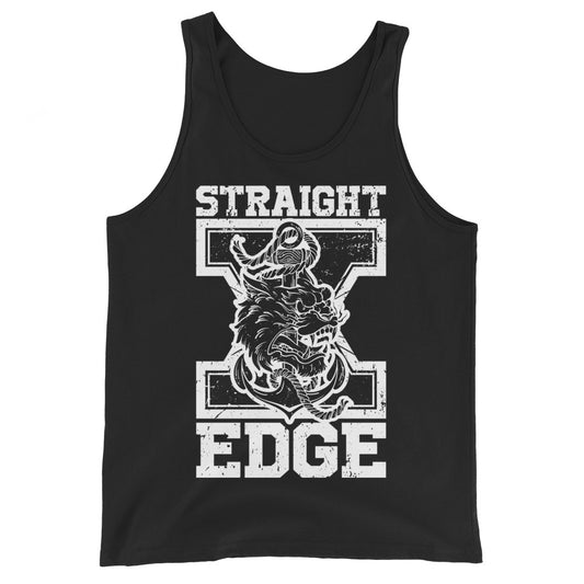 Tank Top Straight Edge Tiger (Black)