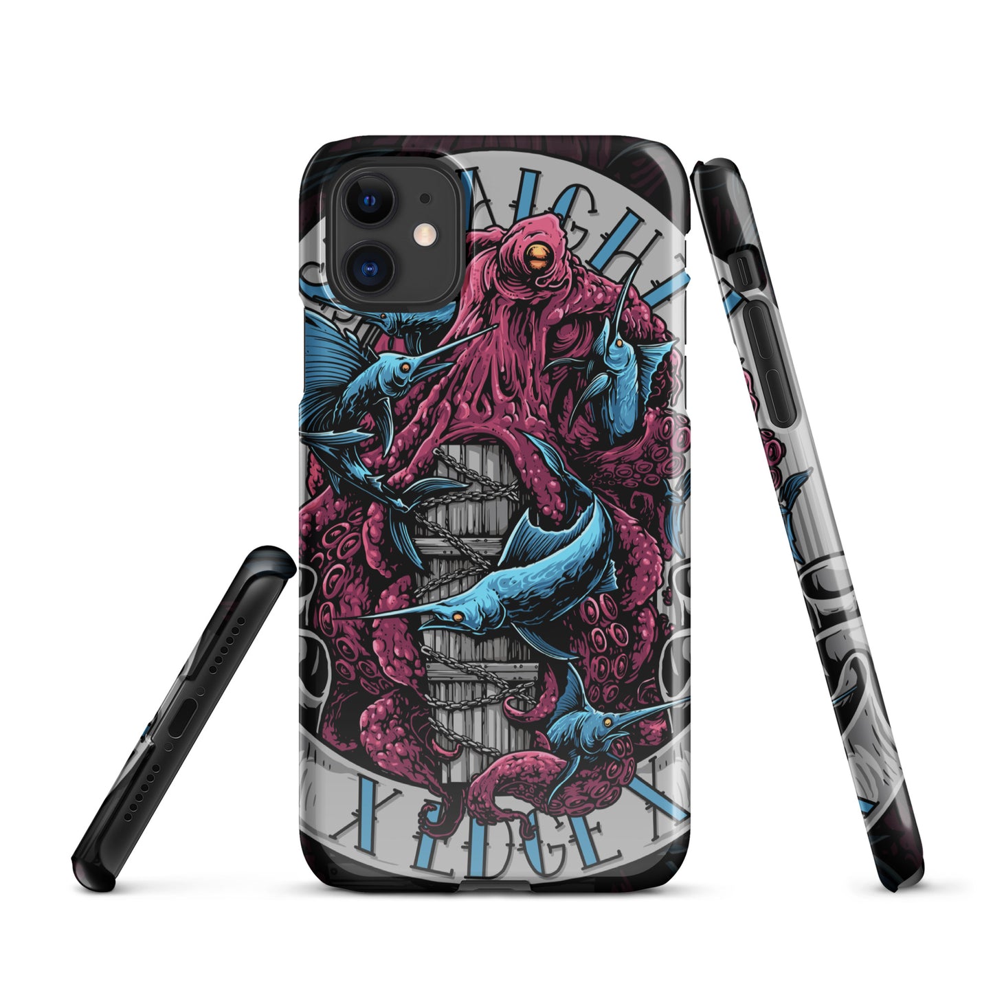 Snap case for iPhone® Straight Edge Octopus