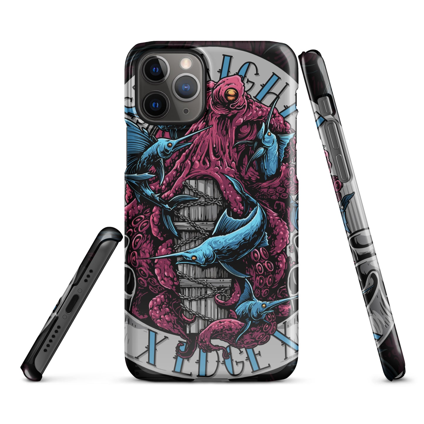 Snap case for iPhone® Straight Edge Octopus