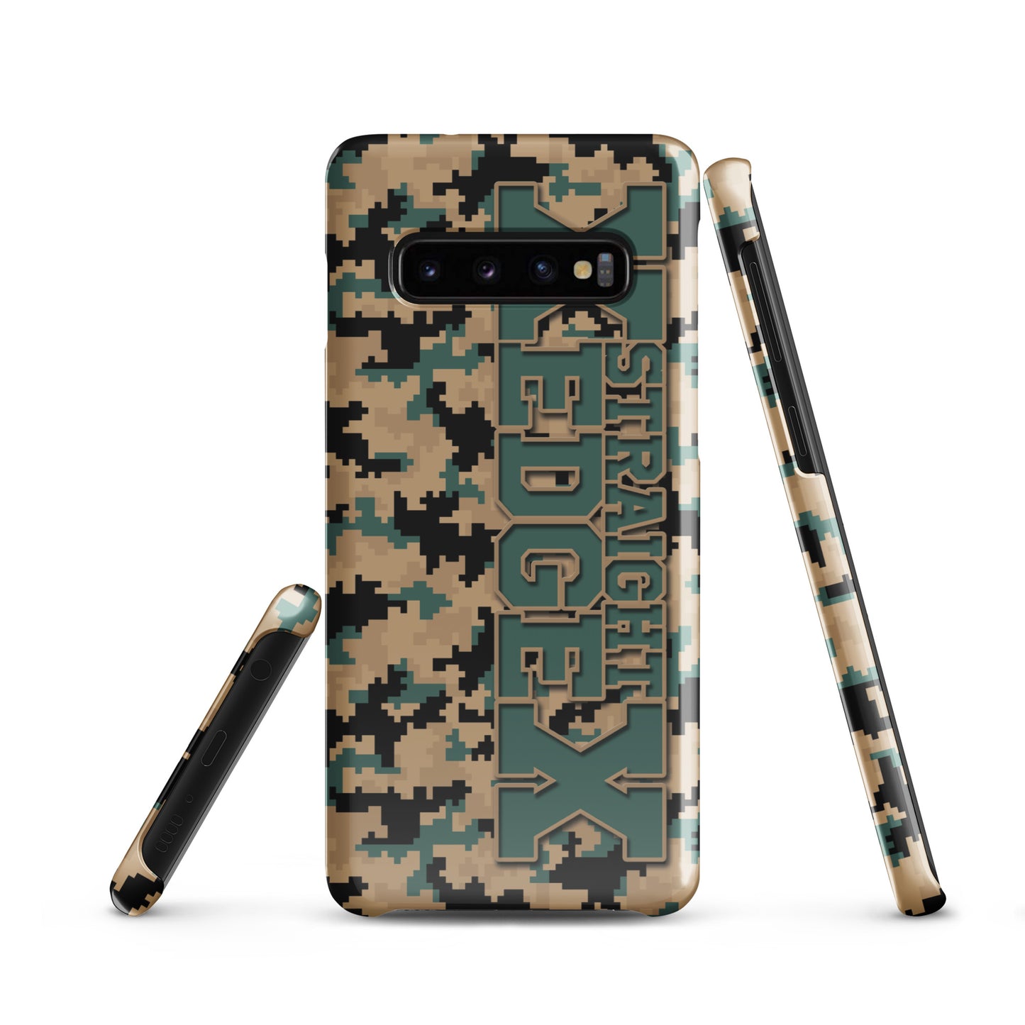 Snap case for Samsung® Straight Edge Camo Pixel