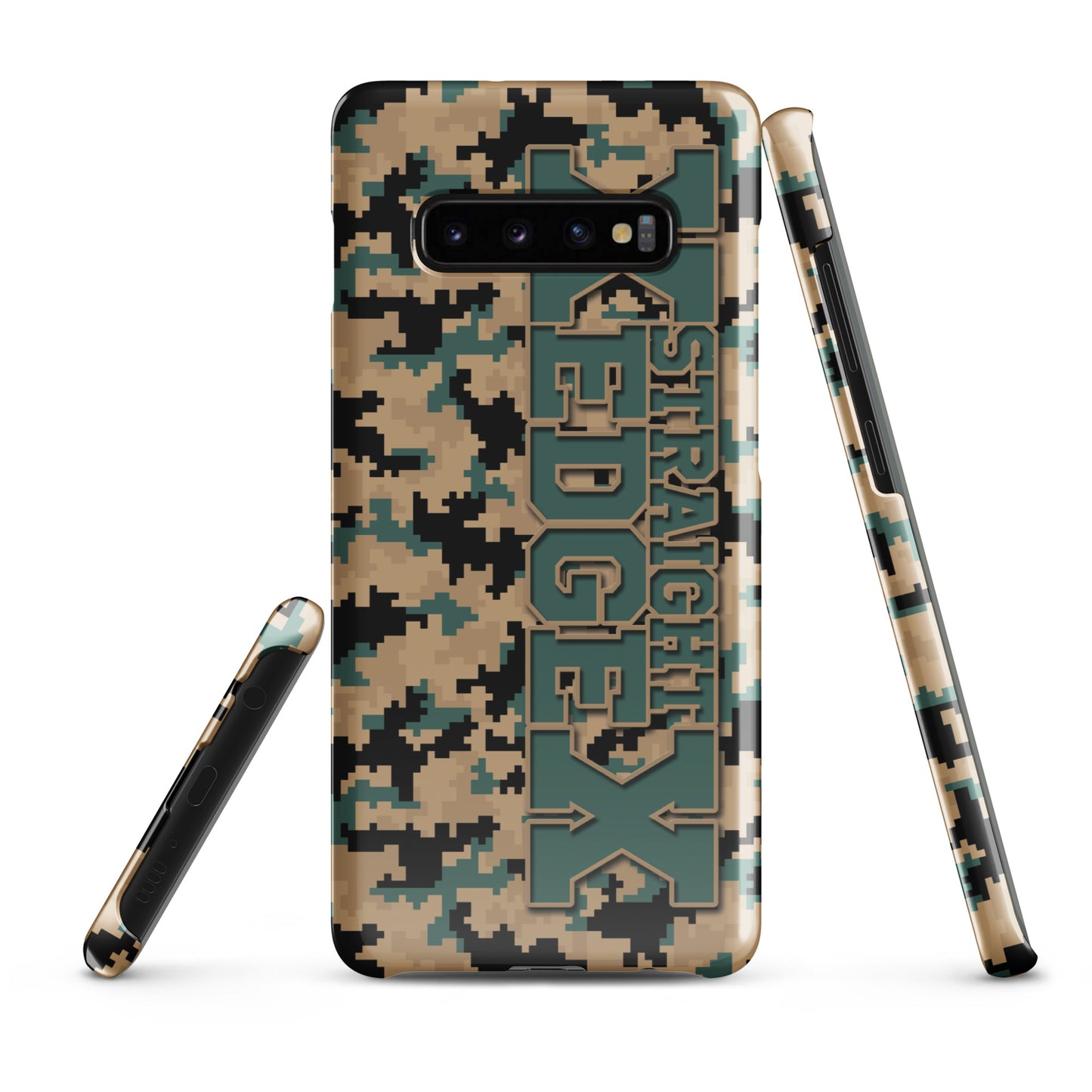 Snap case for Samsung® Straight Edge Camo Pixel