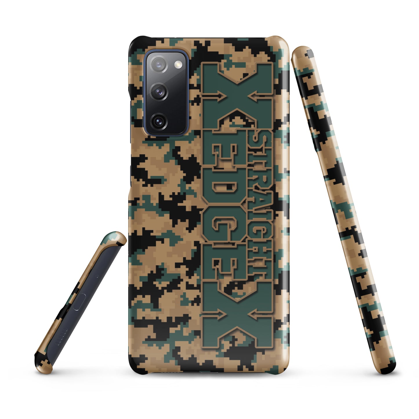 Snap case for Samsung® Straight Edge Camo Pixel