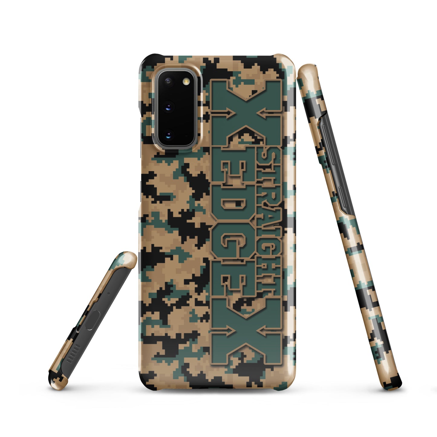 Snap case for Samsung® Straight Edge Camo Pixel