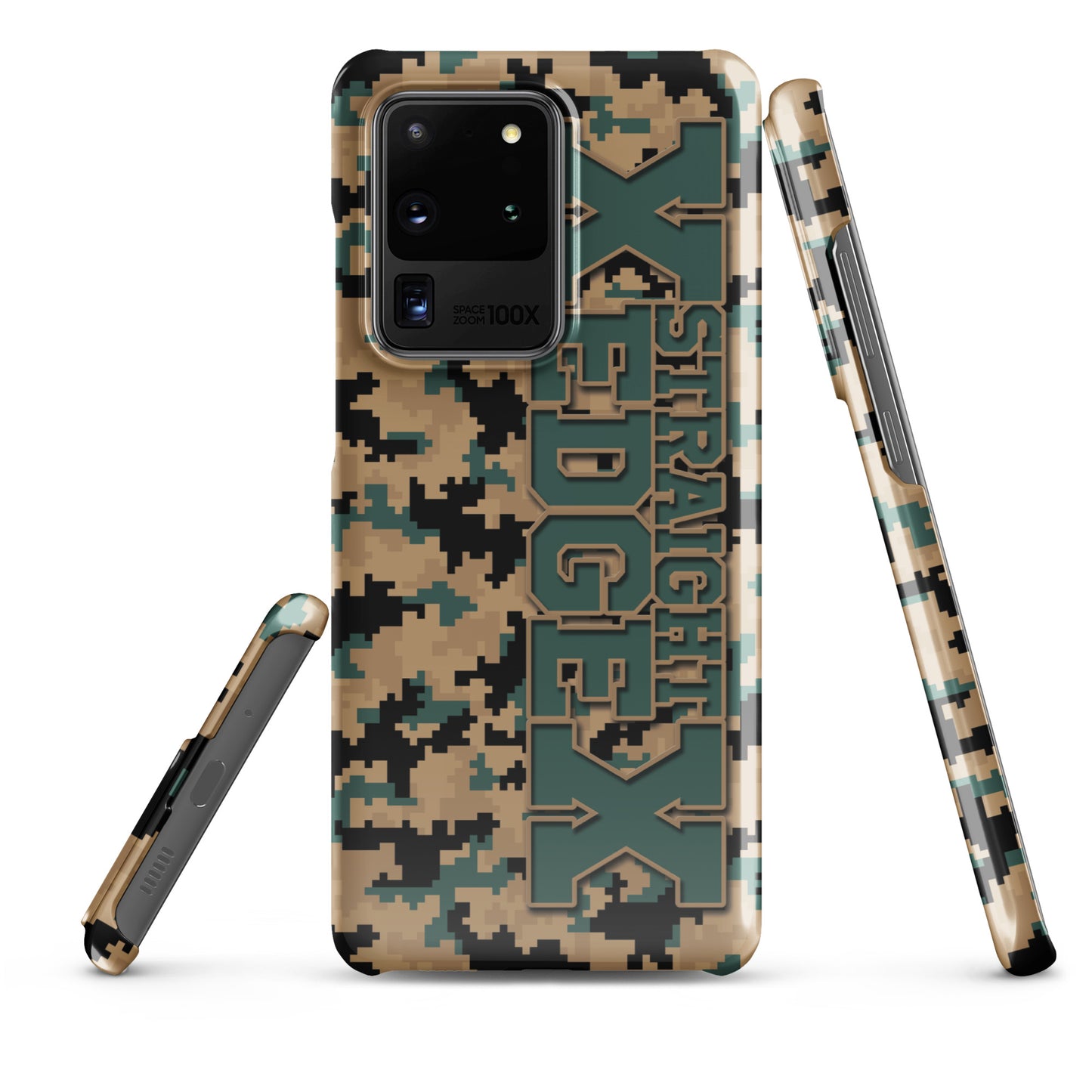 Snap case for Samsung® Straight Edge Camo Pixel