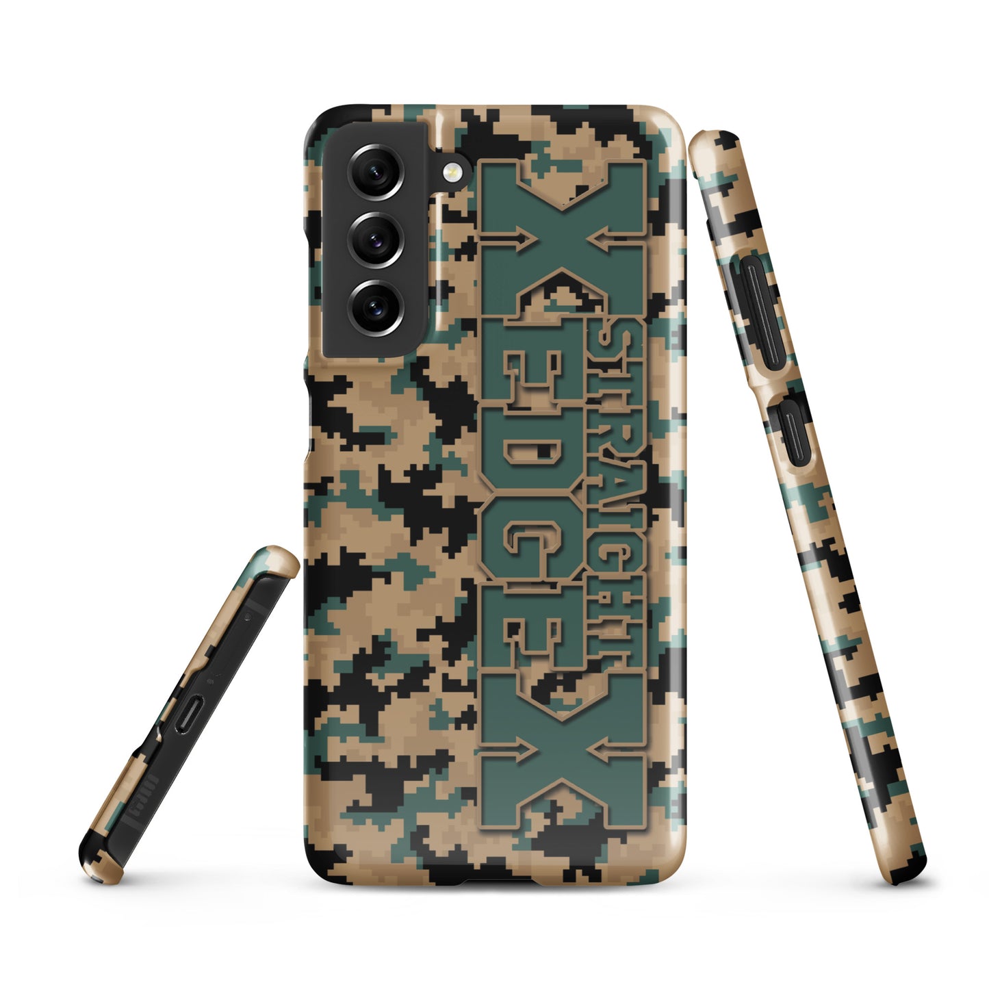 Snap case for Samsung® Straight Edge Camo Pixel