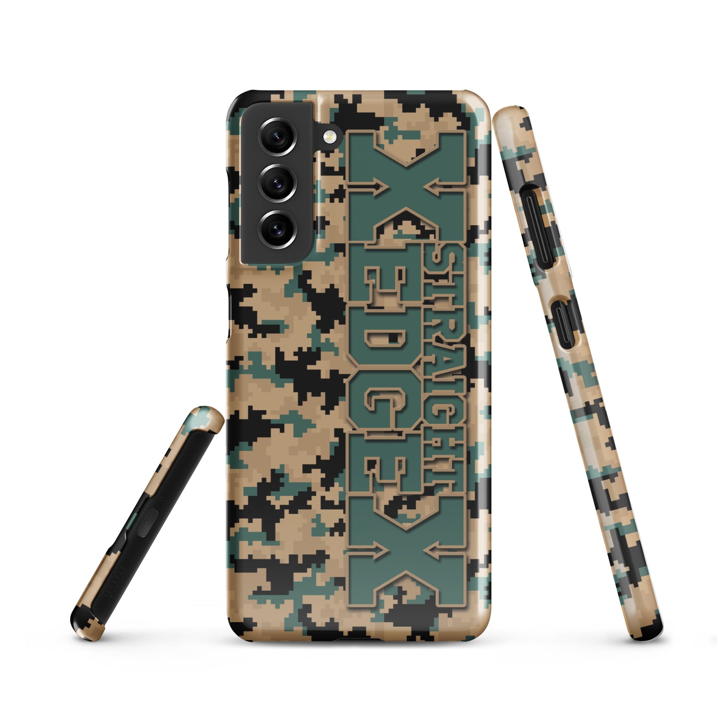 Snap case for Samsung® Straight Edge Camo Pixel