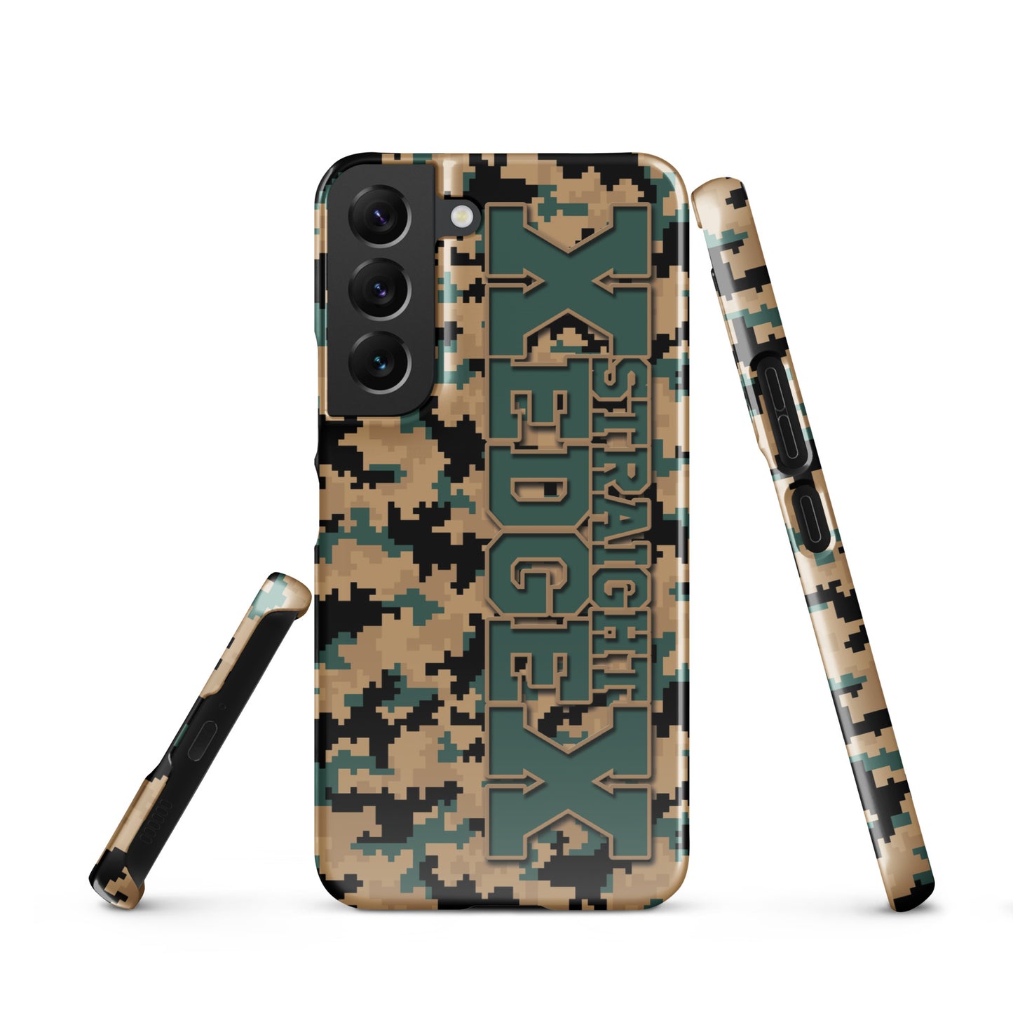 Snap case for Samsung® Straight Edge Camo Pixel