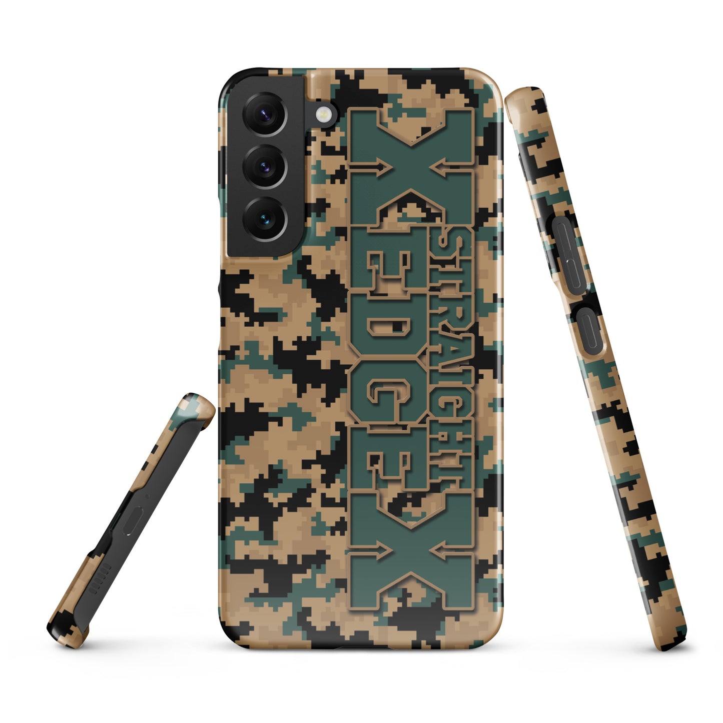 Snap case for Samsung® Straight Edge Camo Pixel