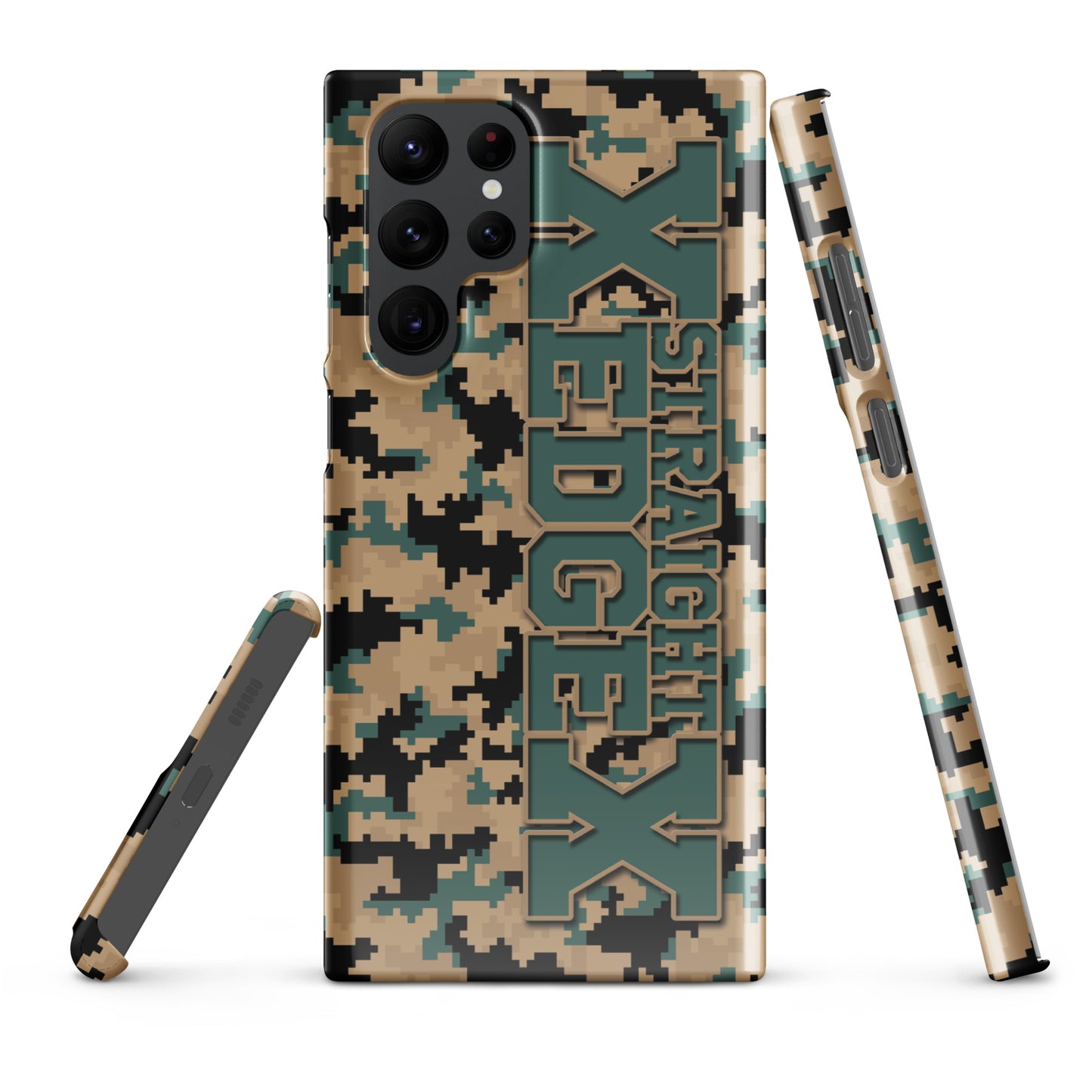 Snap case for Samsung® Straight Edge Camo Pixel