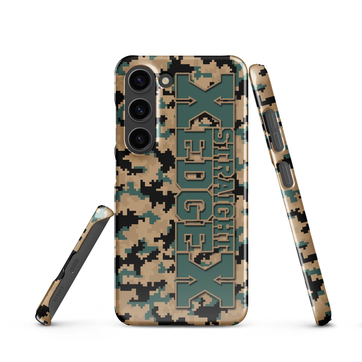 Snap case for Samsung® Straight Edge Camo Pixel