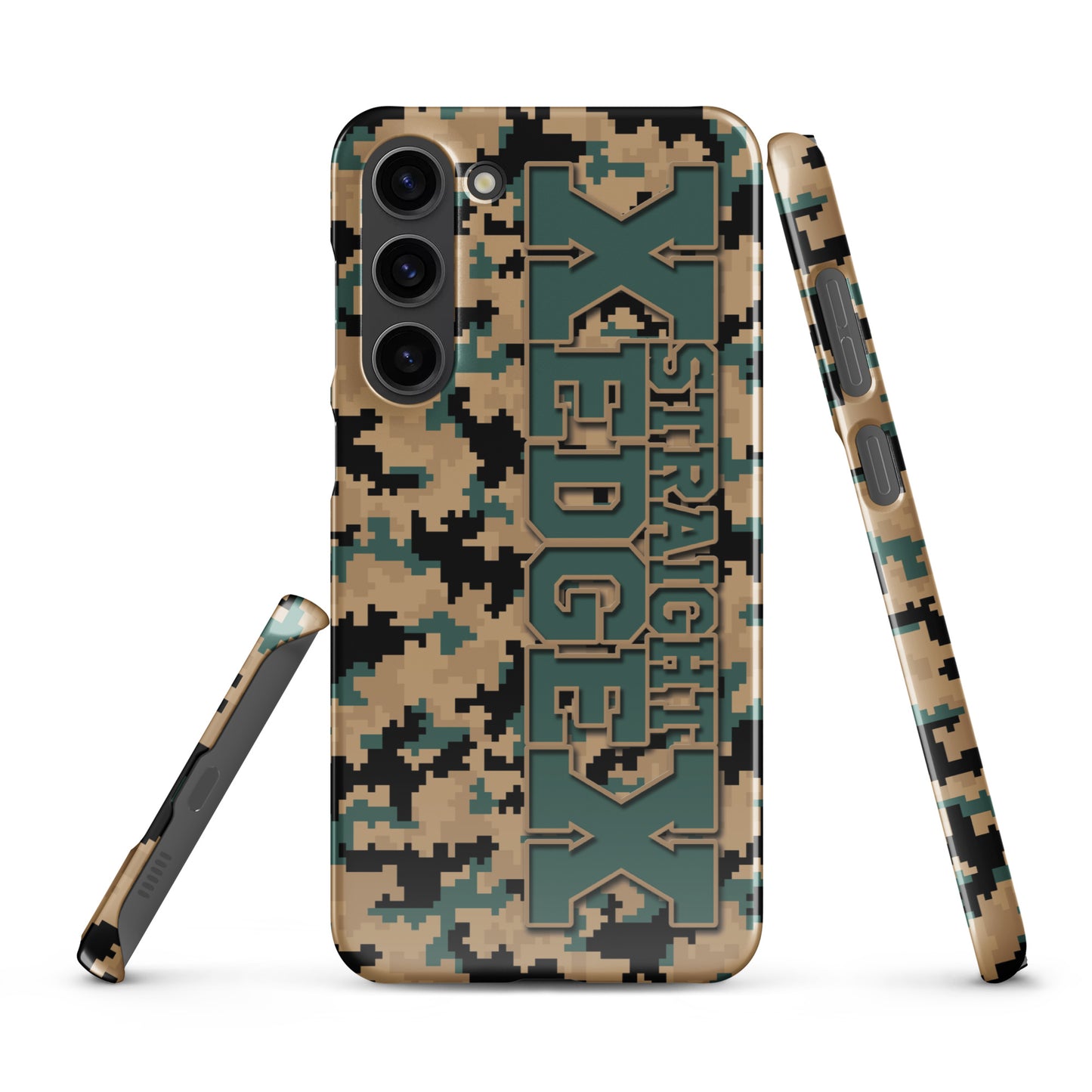 Snap case for Samsung® Straight Edge Camo Pixel