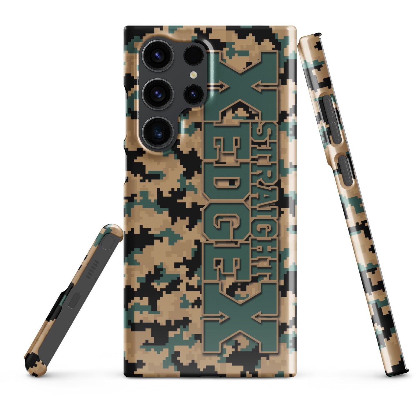 Snap case for Samsung® Straight Edge Camo Pixel