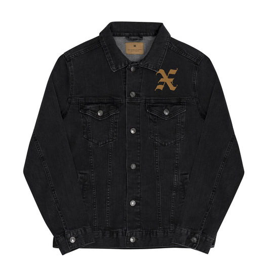 Denim Jacket Straight Edge (Black)