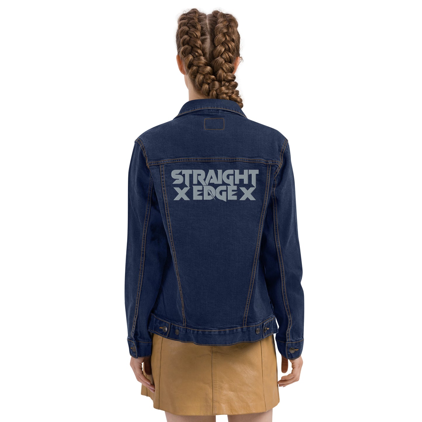 Denim Jacket Straight Edge (Blue)